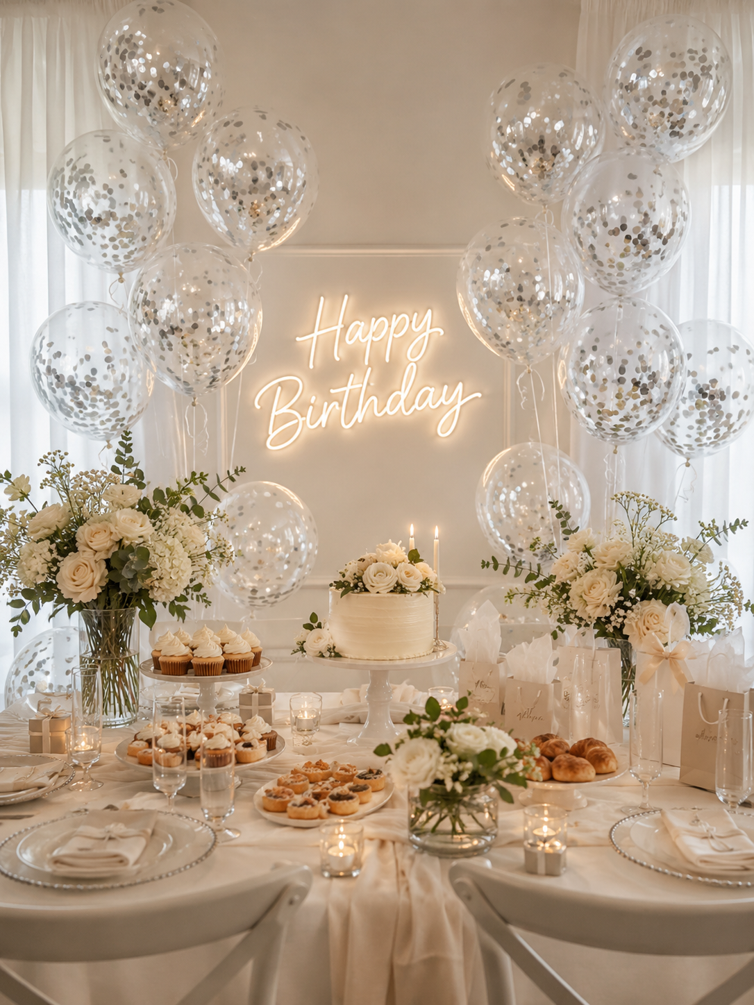 Confetti Balloons 10PCS | Wedding Decor | Bridal Shower Balloons