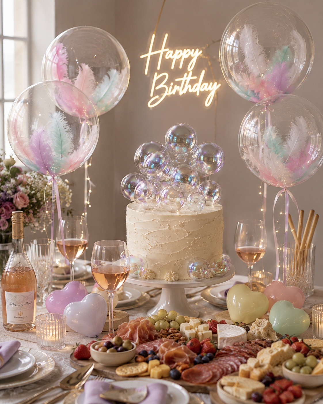 Clear Bobo Balloons 10pc + Feathers insert 50pc included.