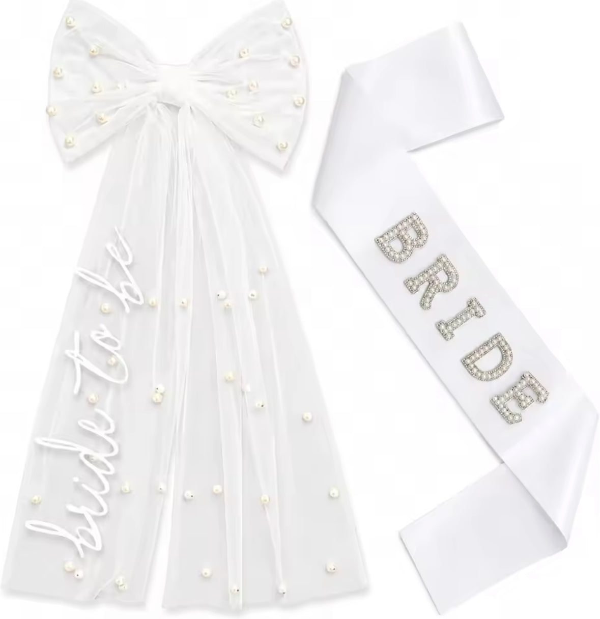 Future Mrs | Bride To Be Bow and Sash | Bachelorette Party |Wedding Party | Gift for Bride | Bride Accesories
