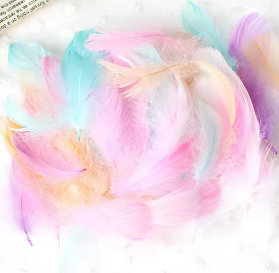 Clear Bobo Balloons 10pc + Feathers insert 50pc included.