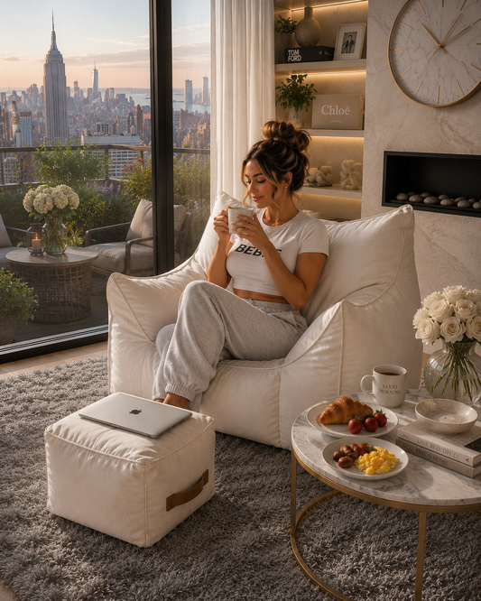 Cloud Comfort Chair with Ottoman